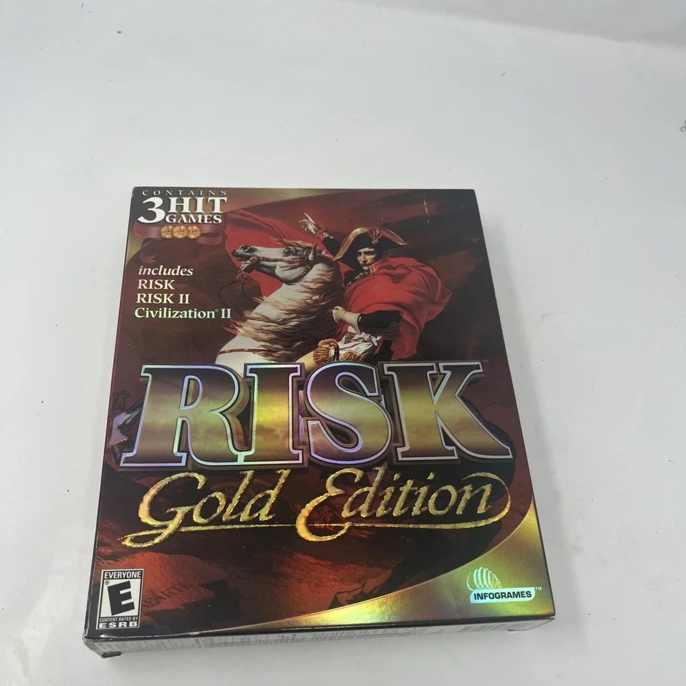 Risk: Gold Edition PC,  Big Box Risk II & Civilization II 3 GAME SET 2002